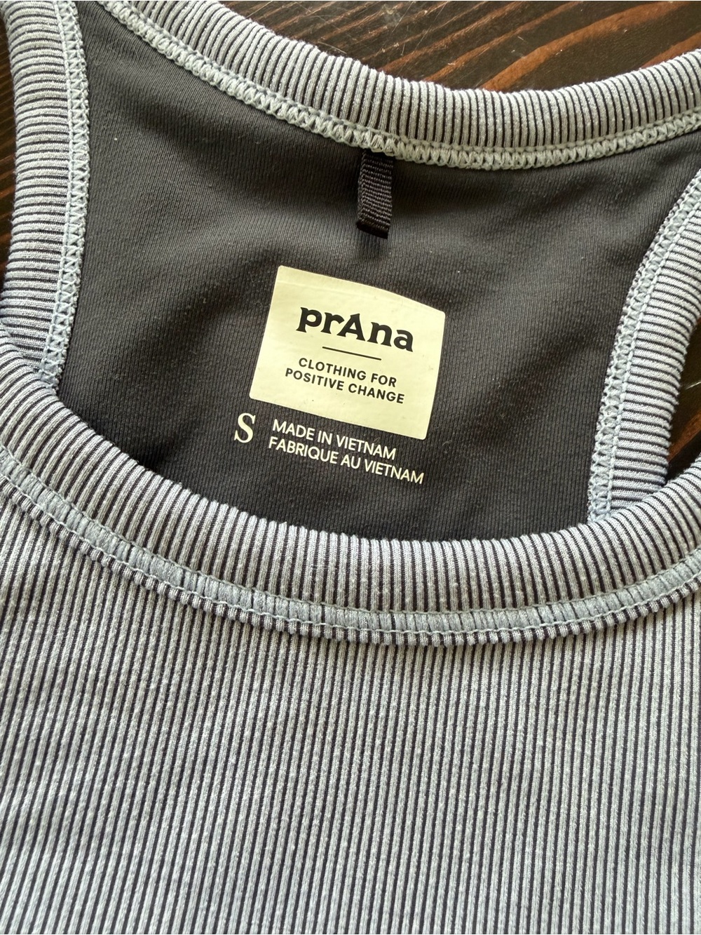 Prana Ribbed Racerback Sports Bra - Picture 2 of 5